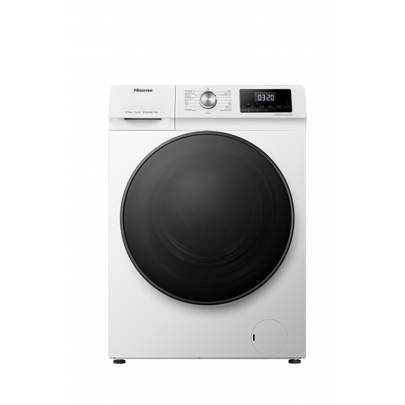 Hisense WFQA1014EVJM machine à laver Charge avant 10 kg 1400 tr min A Blanc