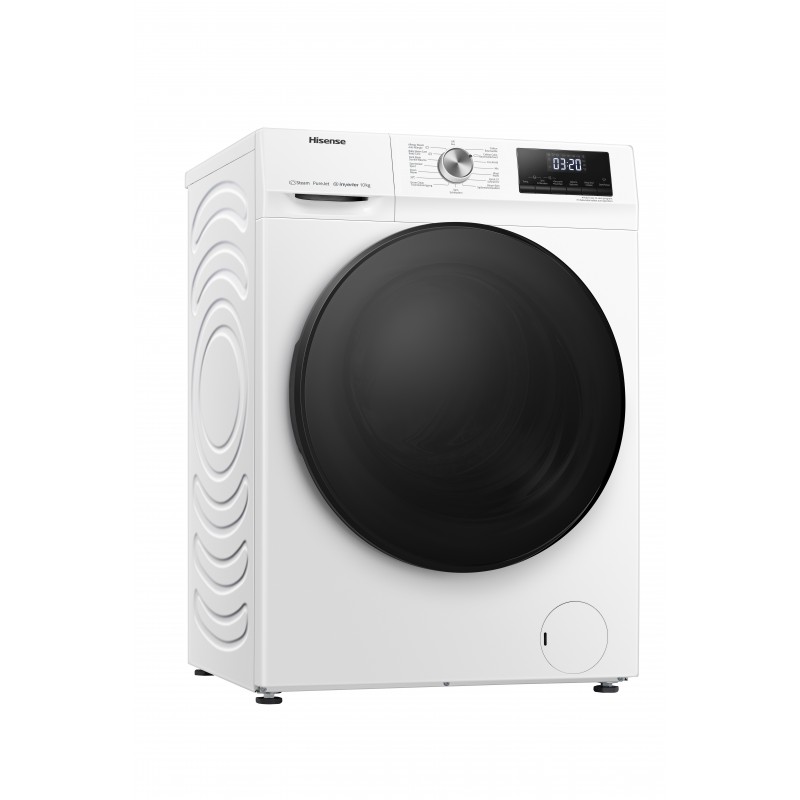 Hisense WFQA1014EVJM machine à laver Charge avant 10 kg 1400 tr min A Blanc