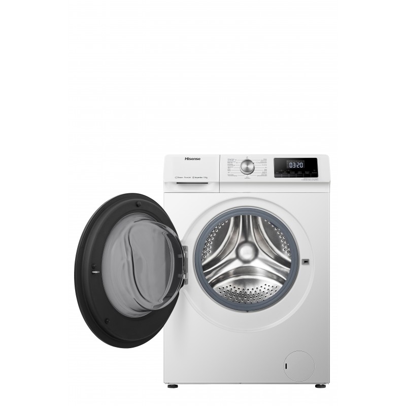 Hisense WFQA1014EVJM machine à laver Charge avant 10 kg 1400 tr min A Blanc