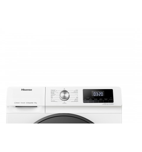 Hisense WFQA1014EVJM lavatrice Caricamento frontale 10 kg 1400 Giri min A Bianco