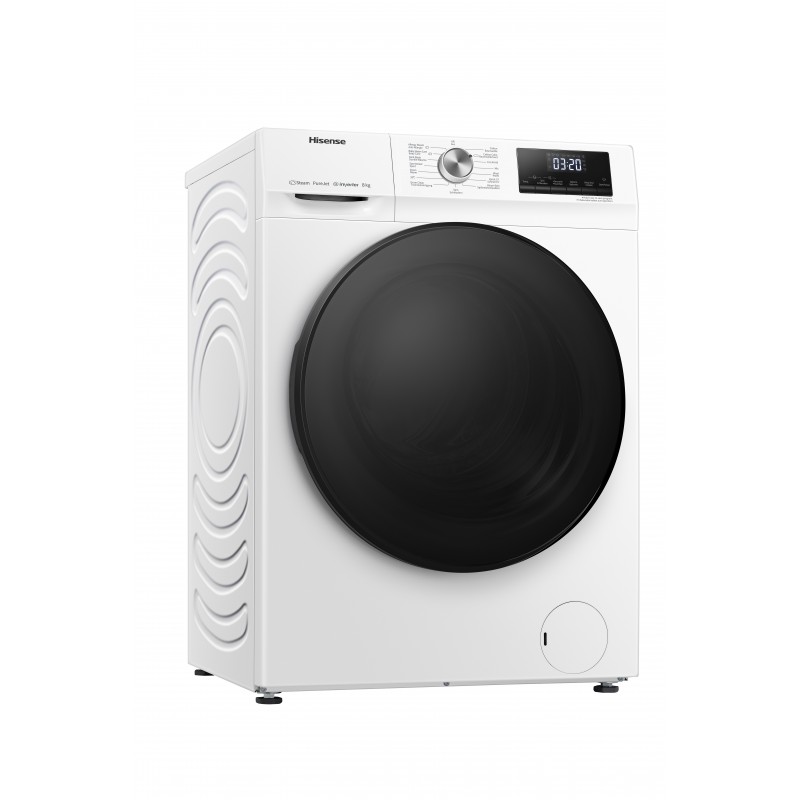 Hisense WFQA8014EVJM washing machine Front-load 8 kg 1400 RPM A White