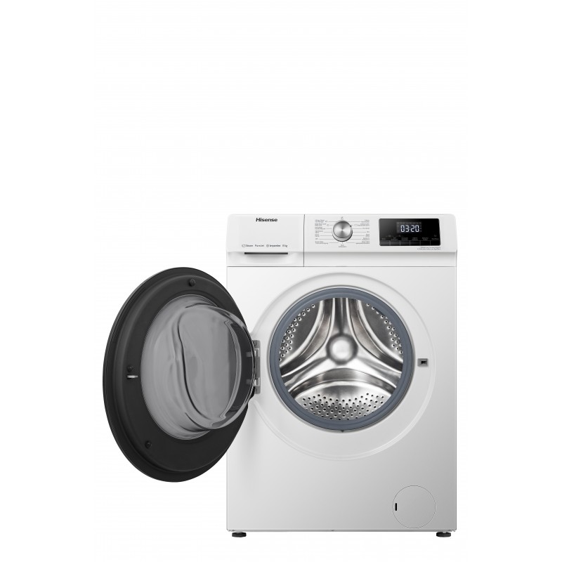 Hisense WFQA8014EVJM washing machine Front-load 8 kg 1400 RPM A White