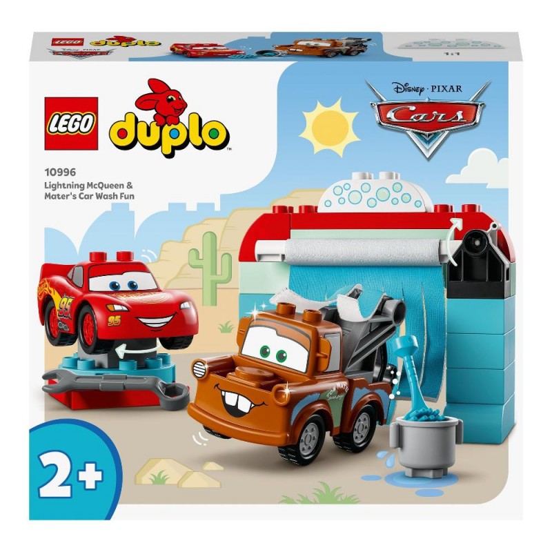 Costruzioni LEGO 10996 DUPLO DISNEY Divertimento autolavaggio con Saetta McQueen