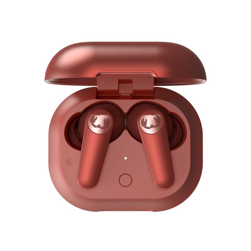 Fresh 'n Rebel Twins ANC Casque Sans fil Ecouteurs Appels Musique Bluetooth Rouge