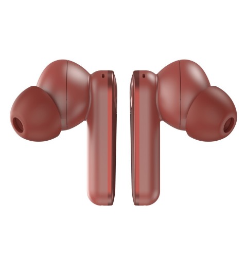 Fresh 'n Rebel Twins ANC Casque Sans fil Ecouteurs Appels Musique Bluetooth Rouge