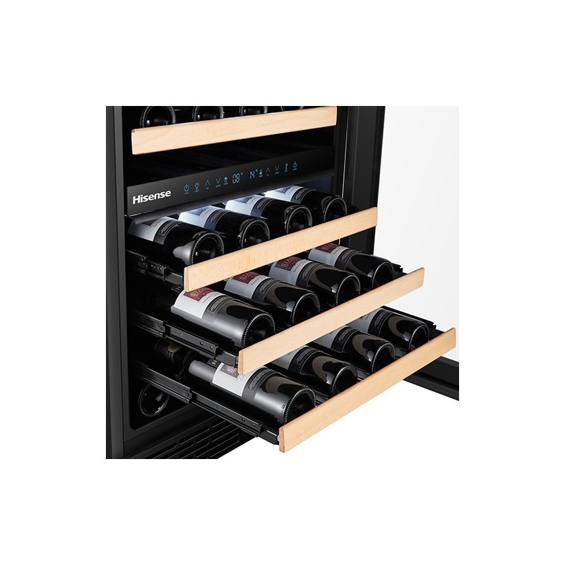 Hisense RW17W4NWLG0 Weinkühler Weinkühler mit Kompressor Freistehend 32 Flasche(n)