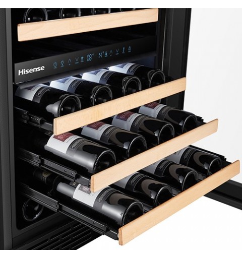 Hisense RW17W4NWLG0 refroidisseur à vin Refroidisseur de vin compresseur Autoportante 32 bouteille(s)