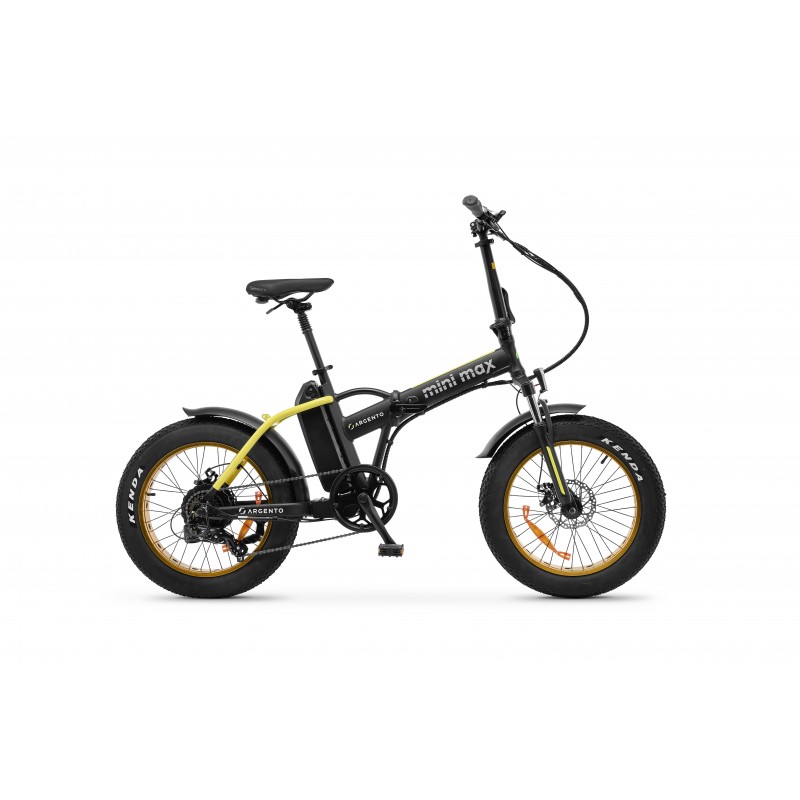 Argento e-Mobility MiniMax Negro, Amarillo Aluminio Talla única 50,8 cm (20") 26 kg Ión de litio