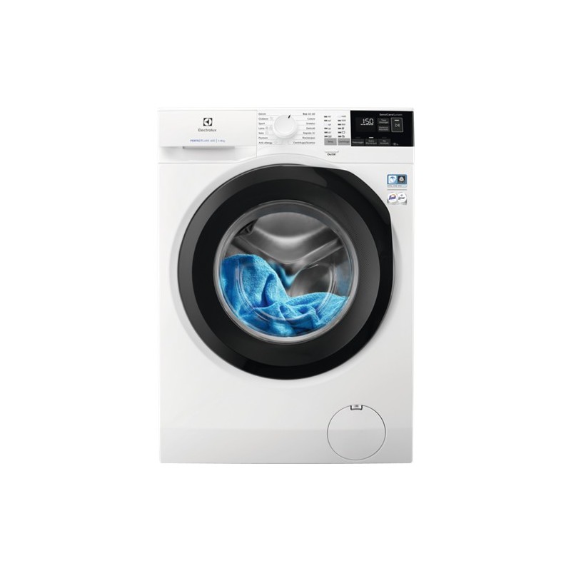 Electrolux EW6FCH484 machine à laver Charge avant 8 kg 1400 tr min A Blanc