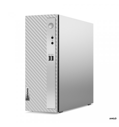 Lenovo IdeaCentre 3 07ACH7 5600H SFF AMD Ryzen™ 5 8 GB DDR4-SDRAM 512 GB SSD Windows 11 Home PC Grau