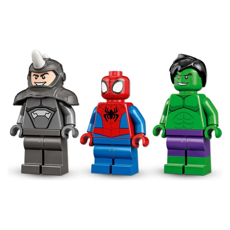 Costruzioni LEGO 10782 Marvel 4plus Resa dei conti tra Hulk e Rhino