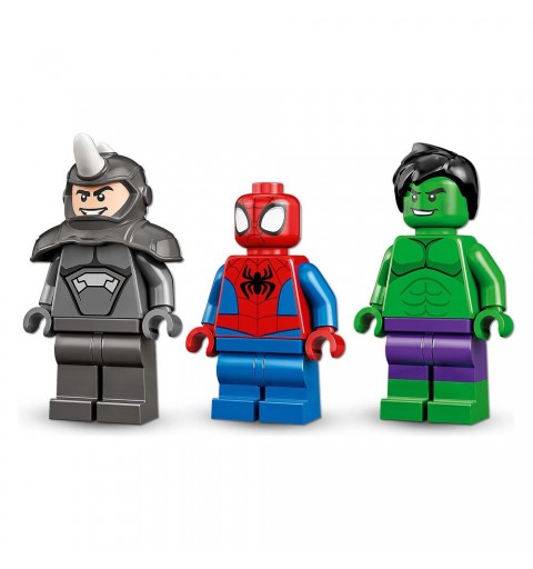 Costruzioni LEGO 10782 Marvel 4plus Resa dei conti tra Hulk e Rhino