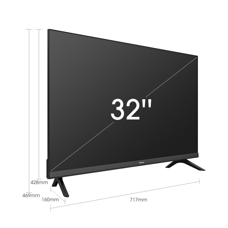 Hisense 32A4CG TV 80 cm (31.5") HD Smart TV Wifi Noir