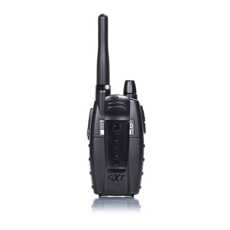 Midland G7 Pro Walkie Talkie Funksprechgerät 69 Kanäle 446.00625 - 446.09375 MHz Schwarz