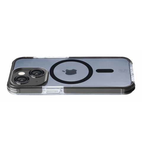 Cellularline Tetra Force Strong Guard Mag funda para teléfono móvil 15,5 cm (6.1") Negro, Transparente