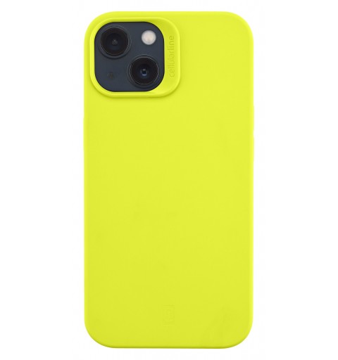 Cellularline Sensation - iPhone 14 Custodia in silicone soft touch con tecnologia antibatterica Microban integrata Verde