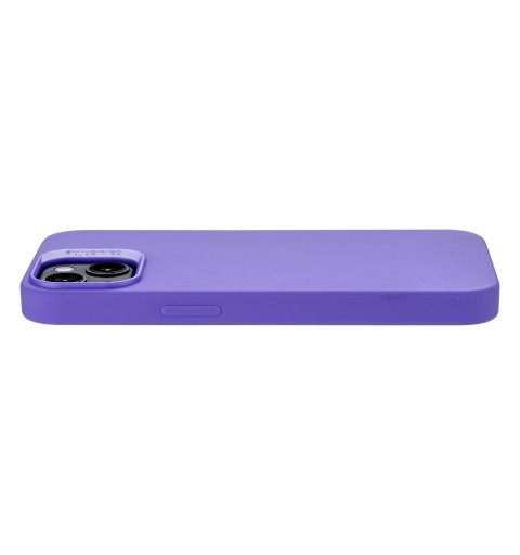 Cellularline Sensation - iPhone 14 Custodia in silicone soft touch con tecnologia antibatterica Microban integrata Viola