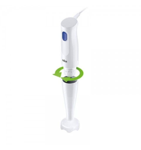 Braun MultiQuick 1 MQ 10.001P WH 0,6 L Frullatore ad immersione 450 W Blu, Bianco