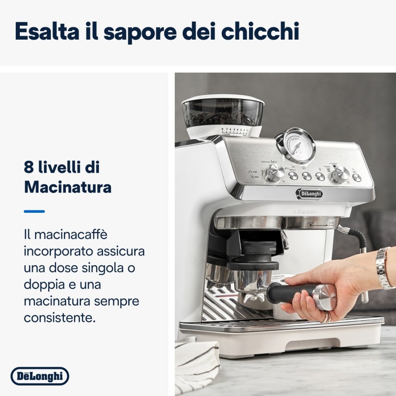 De’Longhi EC 9155.W cafetera eléctrica Totalmente automática Cafetera de vacío 1,5 L