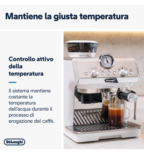 De’Longhi EC 9155.W cafetera eléctrica Totalmente automática Cafetera de vacío 1,5 L