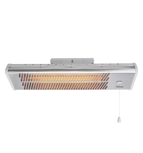 Bimar HR312 appareil de chauffage Extérieure Aluminium 1500 W Chauffage d'appoint électrique à quartz