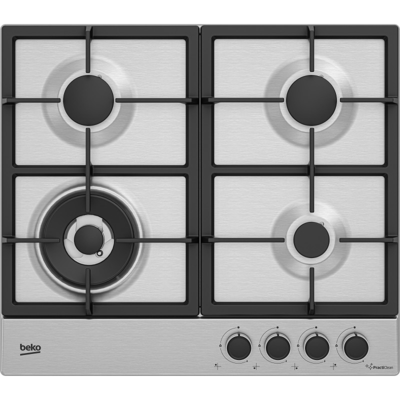 Beko HIAW64225SXE Stainless steel Built-in 58 cm Gas 4 zone(s)