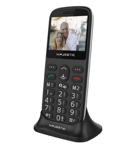 New Majestic TLF-Sileno 72 5,87 cm (2.31") 76,5 g Noir Téléphone pour seniors