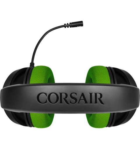 Corsair HS35 Kopfhörer Kabelgebunden Kopfband Gaming Schwarz, Grün