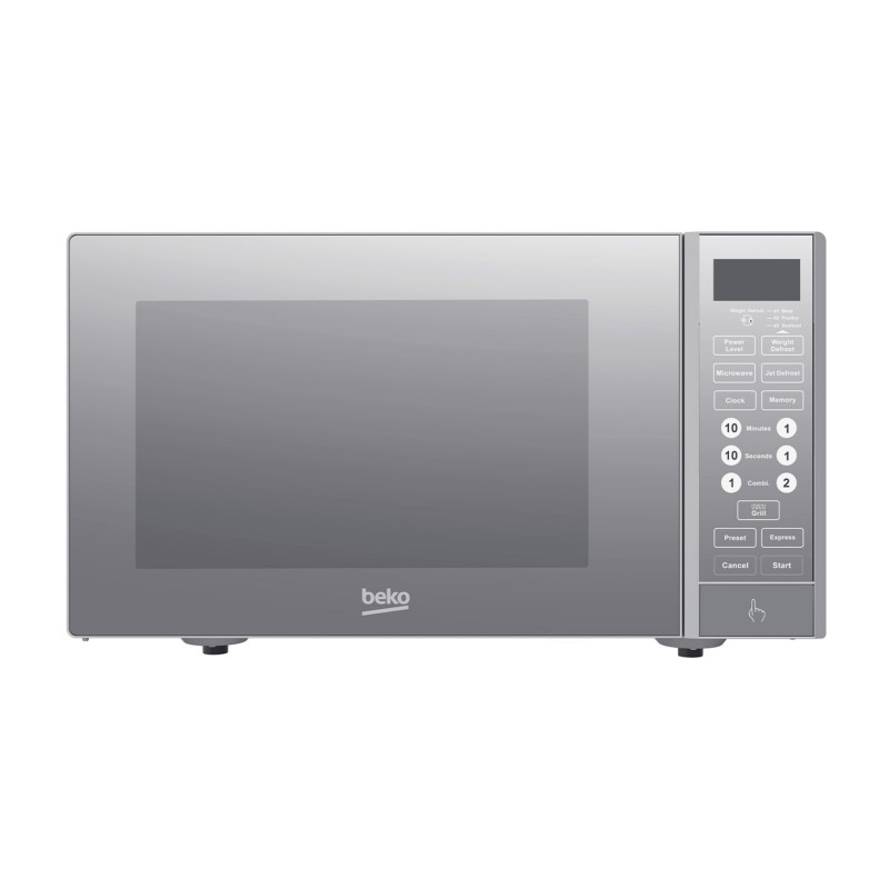Beko MGF23330S Forno Microonde 23 Litri Digitale Grill 8 Funzioni Silver Beko MGF23330S Forno Microonde 23 Litri Digitale Grill 8 Funzioni Silver