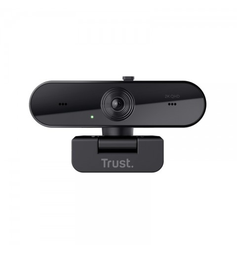 Trust Taxon Webcam 2560 x 1440 Pixel USB 2.0 Schwarz