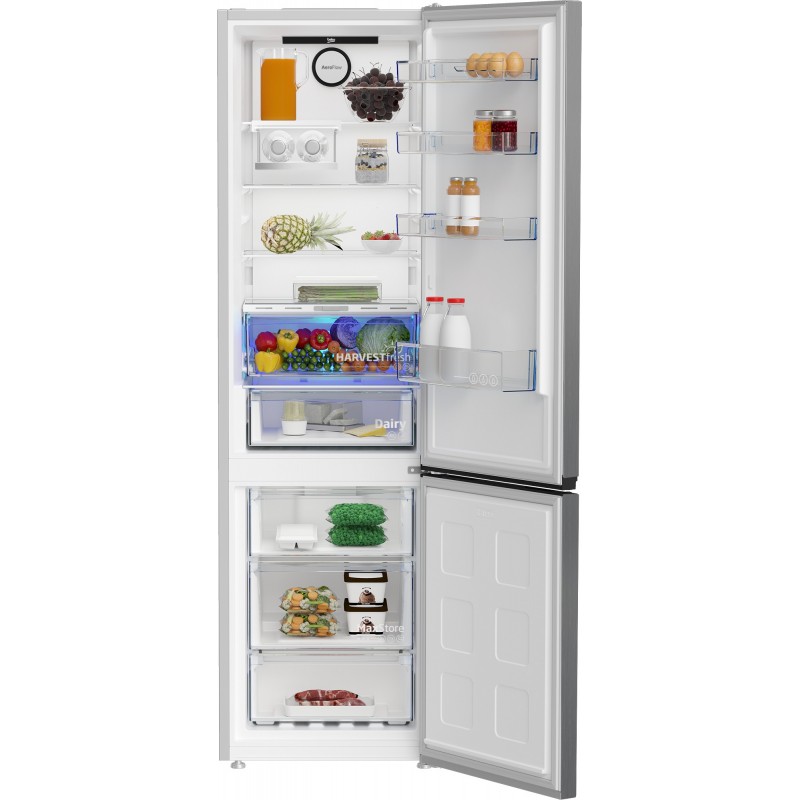 Beko B5RCNE406HXB frigorifero con congelatore Libera installazione 355 L C Metallico