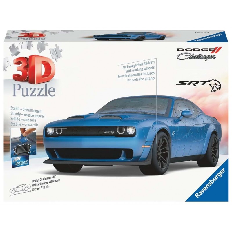 Ravensburger Dodge Challenger Hellcat Redeye Widebody 3D-Puzzle 108 Stück(e) Fahrzeuge