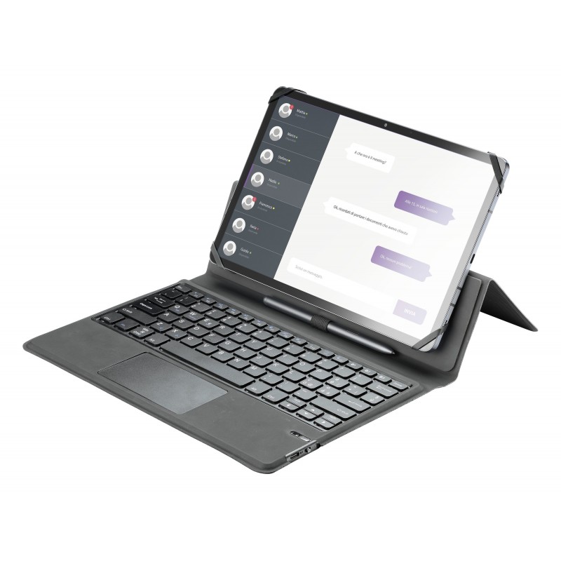 Cellularline Keyboard Case - Tablet up to 11'' Custodia universale per Tablet fino a 11’’ con tastiera wireless integrata