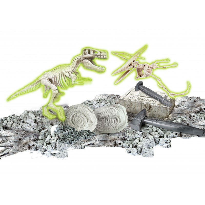 Clementoni Science & Play - Jurassic World 3 - Dino 2 In 1 Trex e Pteranodonte