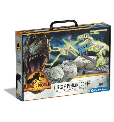 Clementoni Science & Play - Jurassic World 3 - Dino 2 In 1 Trex e Pteranodonte