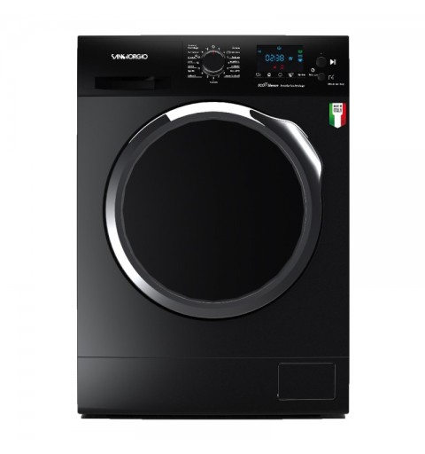 SanGiorgio F814DIBC lavadora Carga frontal 8 kg 1400 RPM D Negro