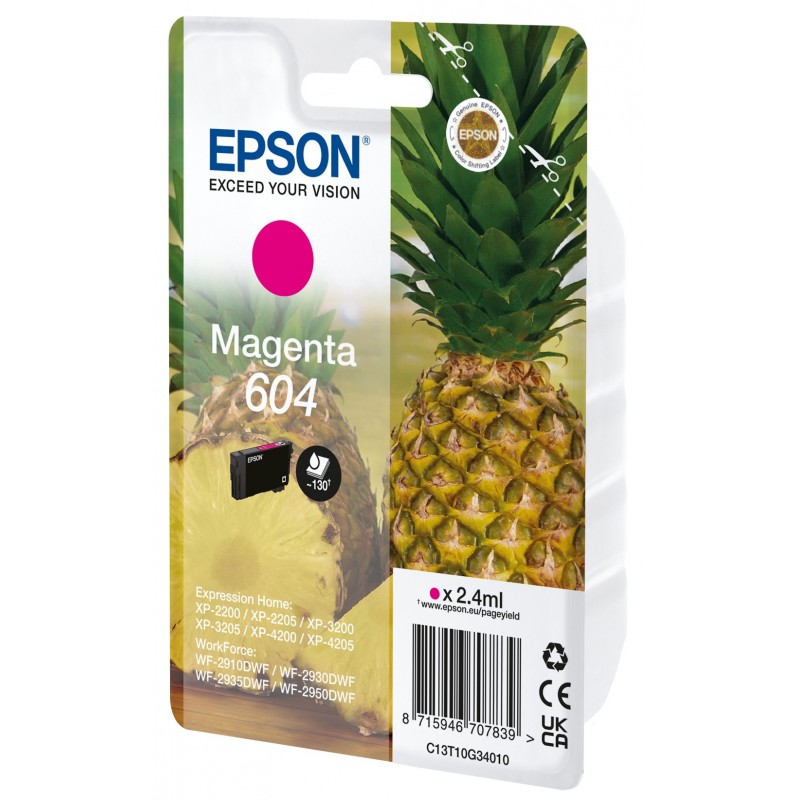 Epson 604 Druckerpatrone 1 Stück(e) Original Standardertrag Magenta