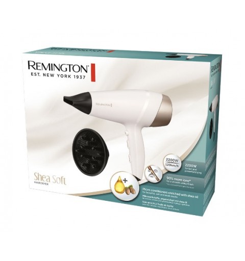 Remington D4740 asciuga capelli 2200 W Beige, Nero