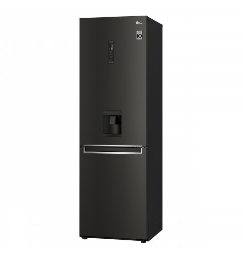 LG GBF61BLHMN fridge-freezer Freestanding 340 L E Black