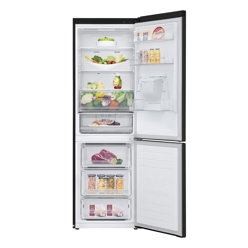 LG GBF61BLHMN fridge-freezer Freestanding 340 L E Black