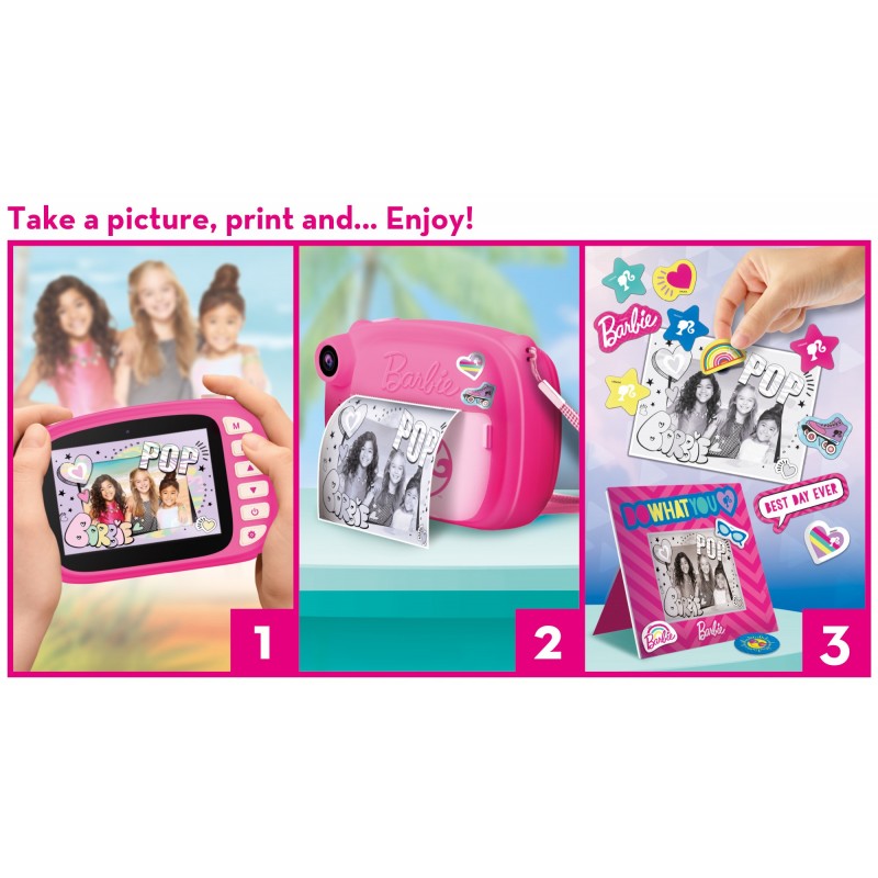 Lisciani Barbie Print Cam Hi-Tech Display 6