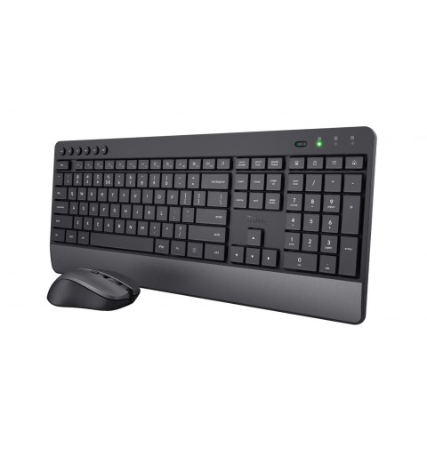 Trust Trezo tastiera Mouse incluso RF Wireless QWERTY Italiano Nero