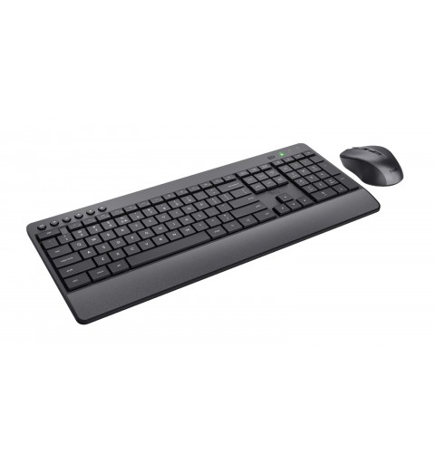 Trust Trezo tastiera Mouse incluso RF Wireless QWERTY Italiano Nero