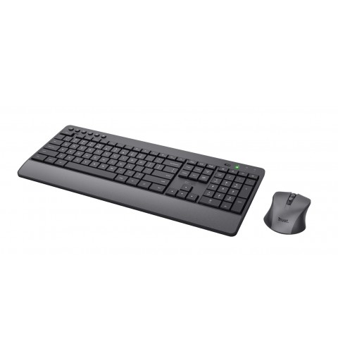 Trust Trezo tastiera Mouse incluso RF Wireless QWERTY Italiano Nero