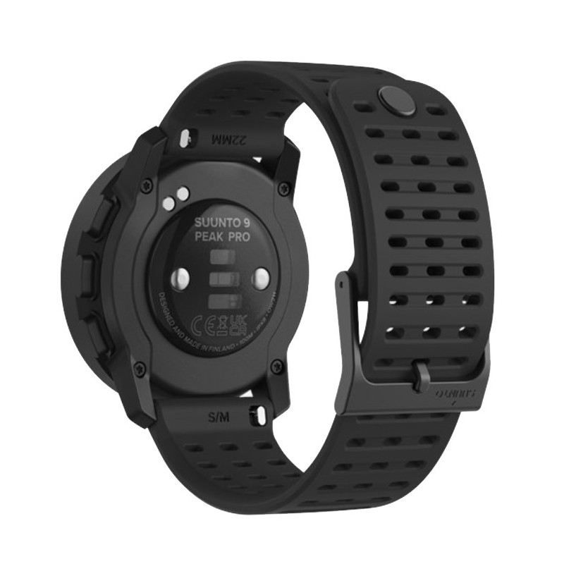 Suunto 9 Peak Pro 3,05 cm (1.2 Zoll) Punktmatrix 43 mm Schwarz GPS