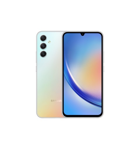 Samsung Galaxy A34 5G SM-A346B DSN 16,8 cm (6.6") Double SIM Android 13 USB Type-C 8 Go 256 Go 5000 mAh Argent
