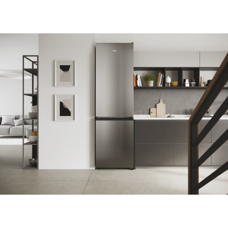 Haier 2D 60 Serie 1 HDW1620DNPK réfrigérateur-congélateur Autoportante 377 L D Argent