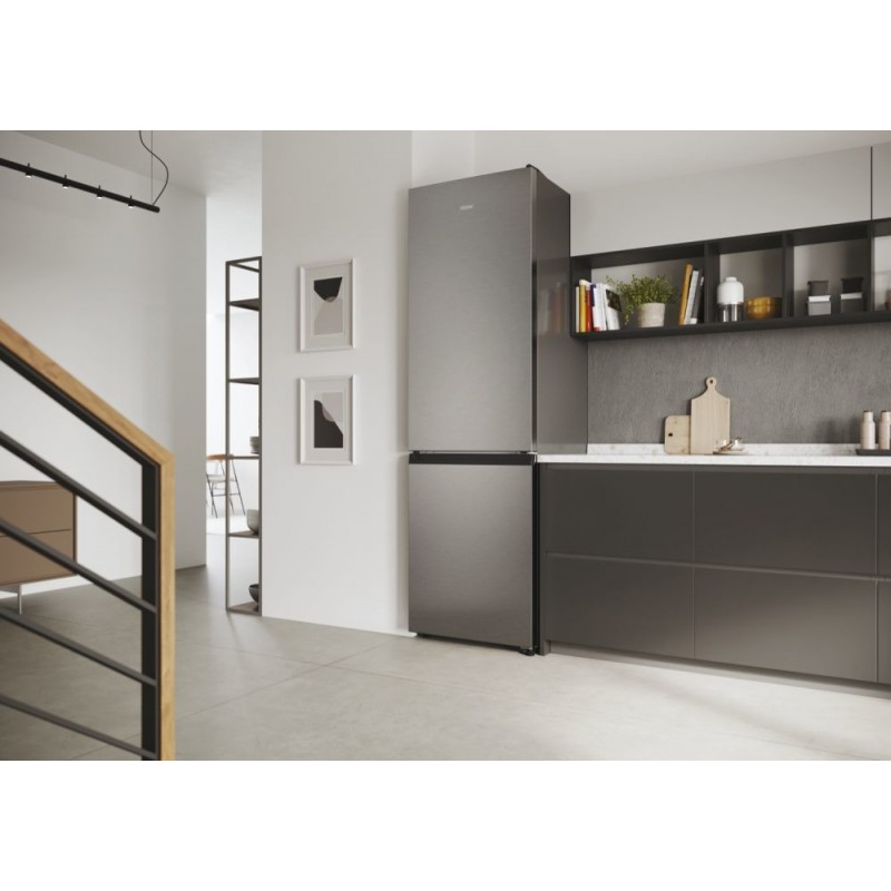 Haier 2D 60 Serie 1 HDW1620DNPK réfrigérateur-congélateur Autoportante 377 L D Argent