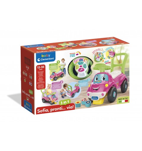 Clementoni Action & Réaction 8005125177462 rocking ride-on toy Ride-on car