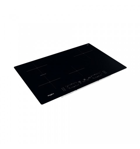 Whirlpool WB B4877 NE Black Built-in 77 cm Zone induction hob 4 zone(s)